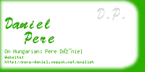 daniel pere business card